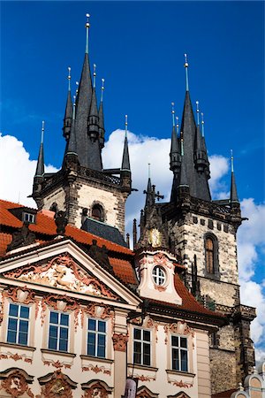 simsearch:700-05642431,k - Church of Our Lady before Tyn, Old Town, Prague, Czech Republic Stock Photo - Rights-Managed, Code: 700-05642387