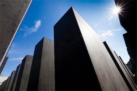 simsearch:700-05642472,k - Memorial to the Murdered Jews of Europe, Berlin, Germany Fotografie stock - Rights-Managed, Codice: 700-05642476
