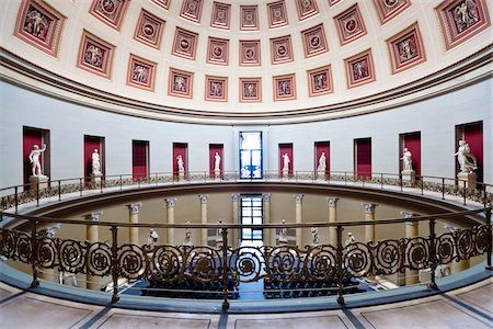 railing - Intérieur de l'Altes Museum, Musée de l'île, Berlin, Allemagne Photographie de stock - Rights-Managed, Code: 700-05642513