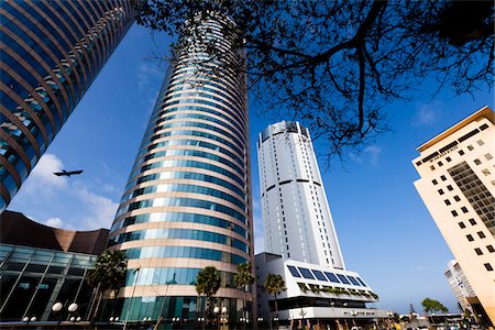 exterior office buildings - World Trade Centre, Fort District, Colombo, Sri Lanka Stock Photo - Rights-Managed, Code: 700-05642546