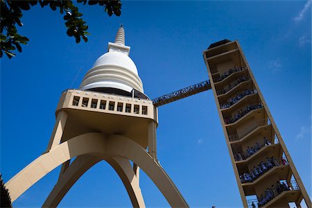 Sambodhi Chaitiya Stupa, Colombo, Sri Lanka Foto de stock - Con derechos protegidos, Código: 700-05642550