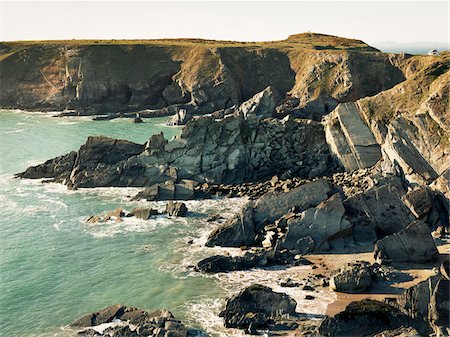 pembrokeshire - Marloes Peninsula, Pembrokeshire Coast National Park, Pembrokeshire, Wales, United Kingdom Fotografie stock - Rights-Managed, Codice: 700-05653048