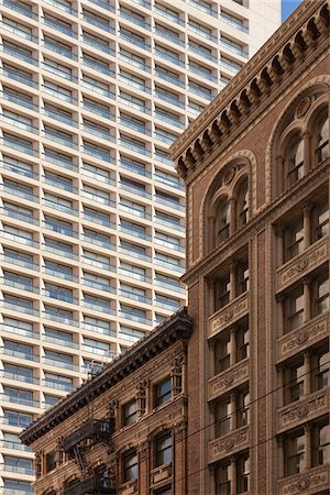 Old and New Buildings, San Francisco, California, USA Foto de stock - Con derechos protegidos, Código: 700-05653150