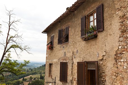 House, San Gimignano, Siena Province, Italy Stock Photo - Rights-Managed, Code: 700-05756301