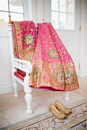 sarees - Traditional Sikh Bride's Wedding Attire Stock Photo - Rights-Managed, Code: 700-05756390