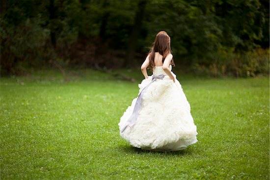 Bride Walking Outdoors Stock Photo - Premium Rights-Managed, Artist: Ikonica, Image code: 700-05786459