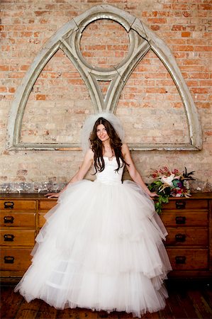 Portrait de mariée Photographie de stock - Rights-Managed, Code: 700-05786477