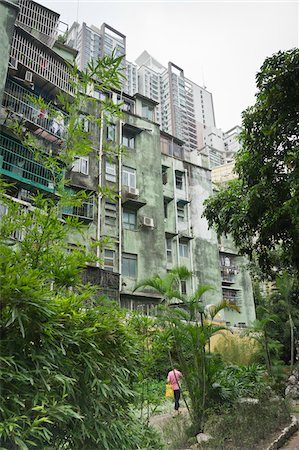 simsearch:845-06008378,k - Old and New Buildings, Macau, People's Republic of China Foto de stock - Direito Controlado, Número: 700-05781040