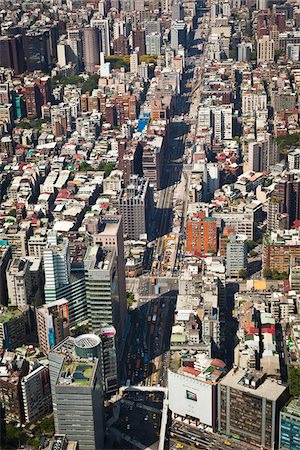 View of Taipei from Taipei 101, Xinyi District, Taipei, Taiwan Stock Photo - Rights-Managed, Code: 700-05781054