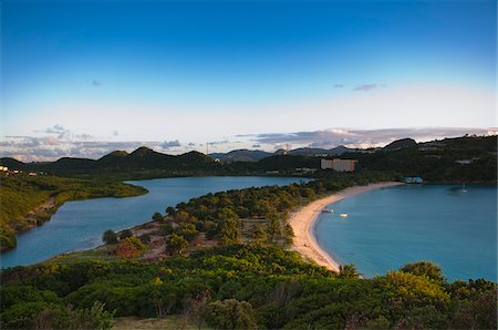 Overview of Deep Bay, Five Islands, Antigua, Antigua and Barbuda Stock Photo - Rights-Managed, Code: 700-05800547