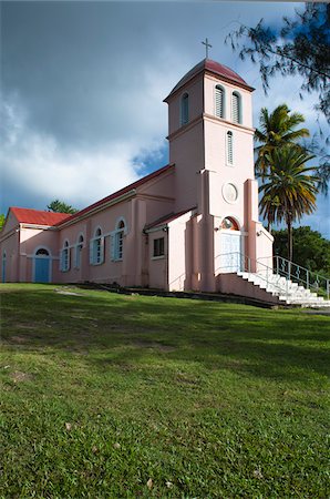 simsearch:700-06439069,k - Our Lady of Perpetual Help Church, Swetes, Antigua, Antigua and Barbuda Foto de stock - Con derechos protegidos, Código: 700-05800542