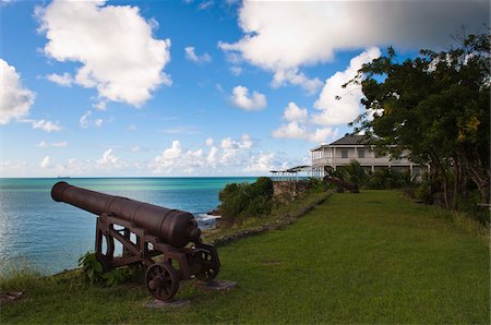 fortress with sea - Fort James, St. John's, Antigua, Antigua and Barbuda Stock Photo - Rights-Managed, Code: 700-05800554