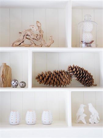 pine cone decorations - Still Life of Decorative Objects Stock Photo - Rights-Managed, Code: 700-05800583