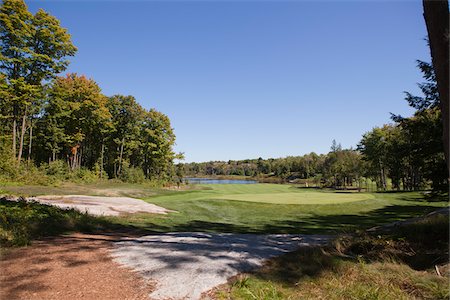 Golf Course, Muskoka, Ontario, Canada Stock Photo - Rights-Managed, Code: 700-05803355