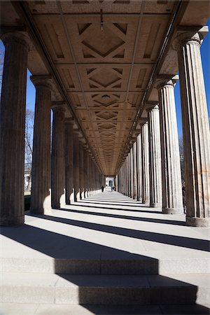 pillar and stairs - Colonnade, Museum Island, Mitte, Berlin, Germany Stock Photo - Rights-Managed, Code: 700-05803453