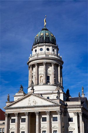 French Cathedral, Gendarmenmarkt, Berlin, Germany Fotografie stock - Rights-Managed, Codice: 700-05803461