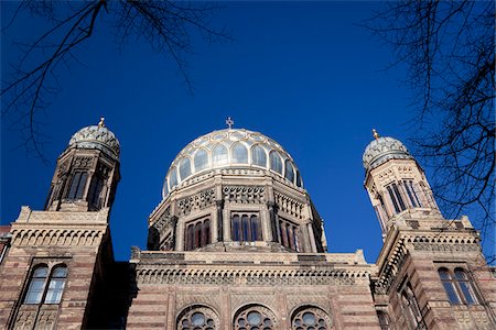 simsearch:700-05803452,k - Neue Synagoge, Berlin, Allemagne Photographie de stock - Rights-Managed, Code: 700-05803462