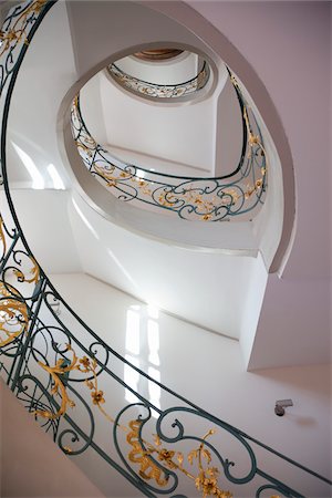 Spiral Staircase, Berlin-Mitte, Berlin, Germany Stock Photo - Rights-Managed, Code: 700-05803463