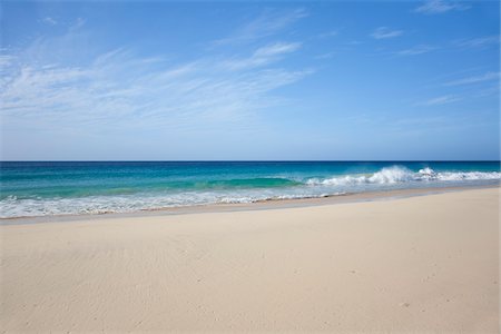 Santa Monica Beach, Boa Vista, Cape Verde, Africa Foto de stock - Con derechos protegidos, Código: 700-05803475