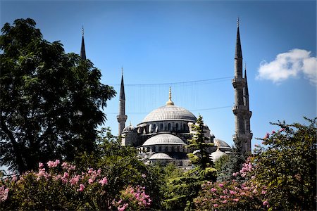 simsearch:841-05781572,k - Sultan Ahmed Mosque, Istanbul, Turkey Foto de stock - Con derechos protegidos, Código: 700-05803498