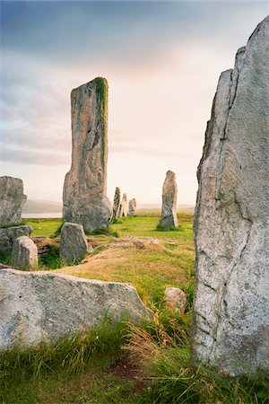 scotland coastal - Callanish Stones, Callanish, Isle of Lewis, Outer Hebrides, Scotland Stock Photo - Rights-Managed, Code: 700-05803596