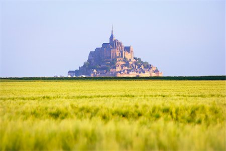 Mont-Saint-Michel, Normandy, France Foto de stock - Con derechos protegidos, Código: 700-05803738