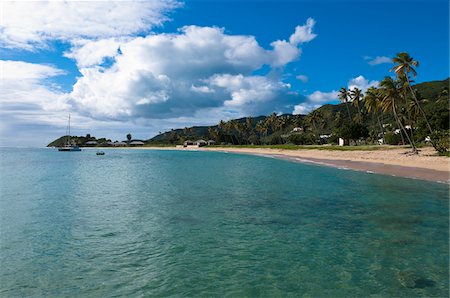 sail boats carribean - View of Beach at Morris Bay, Antigua Stock Photo - Rights-Managed, Code: 700-05810138