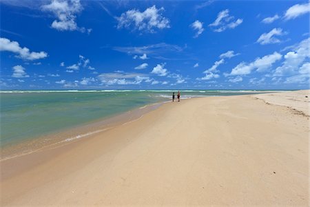 picture secluded - Couple on Beach, Praia da Barra de Gramame, Joao Pessoa, Paraiba, Brazil Stock Photo - Rights-Managed, Code: 700-05810231