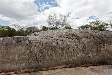pictogramme - Inga Stone, Paraiba, Brésil Photographie de stock - Rights-Managed, Code: 700-05810260