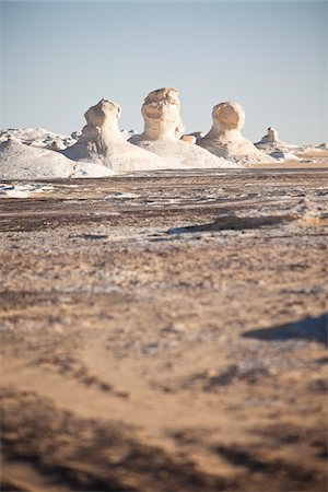 strange rocks - Rock Formations in White Desert, Western Desert, Egypt Stock Photo - Rights-Managed, Code: 700-05821774