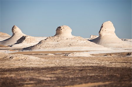 egypt and desert - Rock Formations in White Desert. Western Desert, Egypt Stock Photo - Rights-Managed, Code: 700-05821775