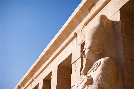 egyptian architecture - Queen Hatshepsut Temple, Luxor, Egypt Stock Photo - Rights-Managed, Code: 700-05822121