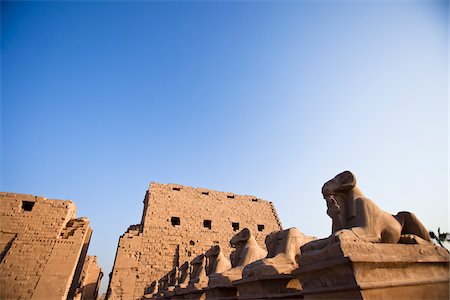 Ram Statues, Karnak Temple Complex, Luxor, Egypt Stock Photo - Rights-Managed, Code: 700-05822123