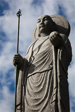 Buddha Statue at Yamato Monument, Cape Intabu, Tokunoshima Island, Kagoshima Prefecture, Japan Foto de stock - Con derechos protegidos, Código: 700-05837414