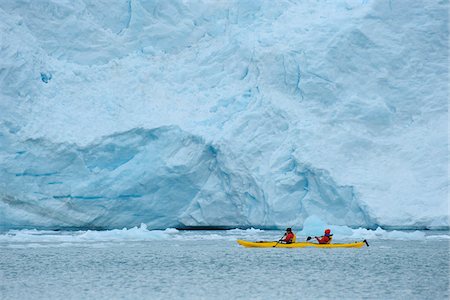 People Kayaking, Monacobreen, Svalbard, Spitsbergen, Norway Stock Photo - Rights-Managed, Code: 700-05837515