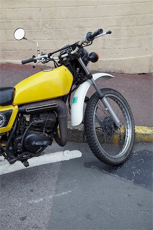 retro french - Motorcycle, Biarritz, Pyrenees-Atlantiques, France Stock Photo - Rights-Managed, Code: 700-05854189