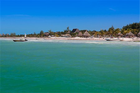 View of Beach, Isla Holbox, Quintana Roo, Mexico Stock Photo - Rights-Managed, Code: 700-05854905