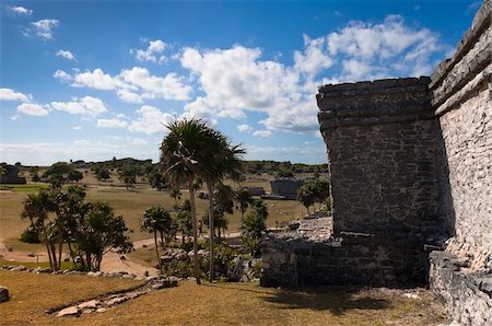 péninsule de yucatan - Ruines Maya, Tulum, Riviera Maya, Quintana Roo, Mexique Photographie de stock - Rights-Managed, Code: 700-05855023