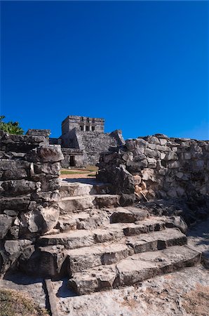 El Castillo, Tulum, Riviera Maya, Quintana Roo, Mexique Photographie de stock - Rights-Managed, Code: 700-05855031