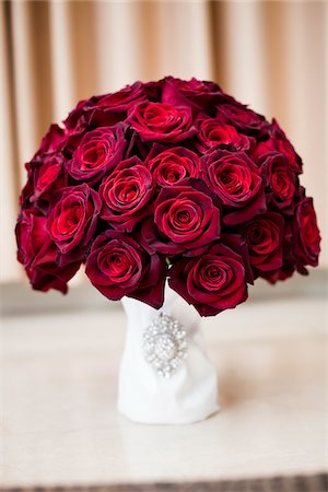 pictures of bouquet - Red Rose Bridal Bouquet Stock Photo - Rights-Managed, Code: 700-05855116