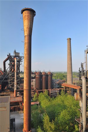 Landschaftspark Duisburg Nord, Meiderich Huette, Duisburg, Ruhr Basin, North Rhine-Westphalia, Germany Stock Photo - Rights-Managed, Code: 700-05947714