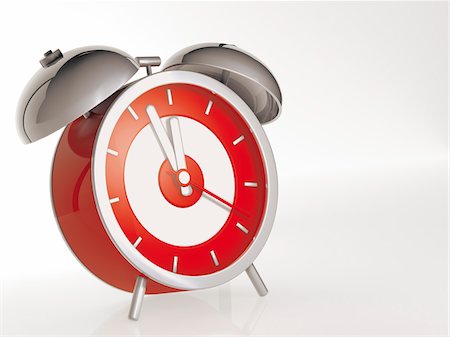 simsearch:700-03161591,k - Red Alarm Clock Stock Photo - Rights-Managed, Code: 700-05974049