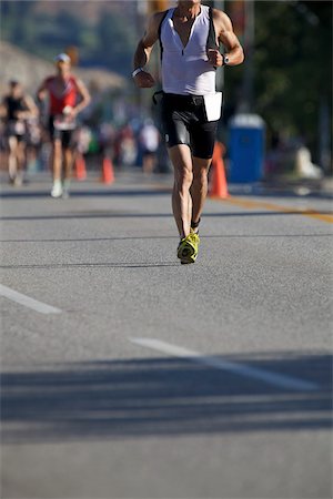 penticton - Ironman Race in Penticton, British Columbia, Canada Fotografie stock - Rights-Managed, Codice: 700-05973059