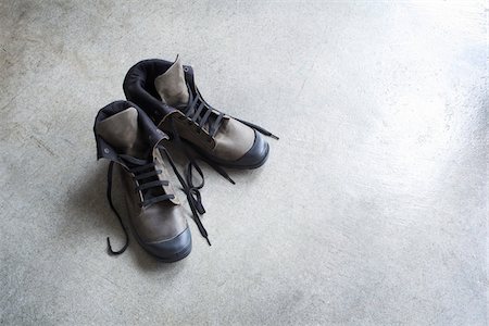 shoes on floor - Still Life of Boots Stock Photo - Rights-Managed, Code: 700-05973267