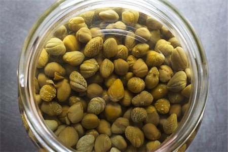 food on stainless steel - Still Life of Capers in Jar Stock Photo - Rights-Managed, Code: 700-05973276