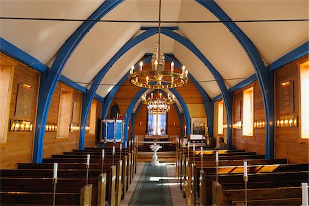 danés (lugares y cosas) - Church Interior, Ittoqqortoormiit, Sermersooq, Greenland Foto de stock - Con derechos protegidos, Código: 700-05973781