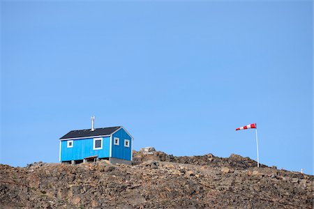 danish - Wooden House, Ittoqqortoormiit, Sermersooq, Greenland Stock Photo - Rights-Managed, Code: 700-05973794