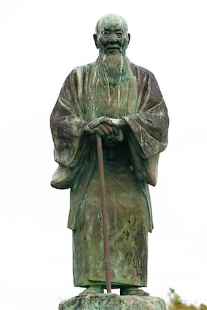 simsearch:700-05973994,k - Statue de M. Shigechiyo Izumi, la personne la plus âgée à avoir vécu, Isen, île de Tokunoshima, préfecture de Kagoshima, Japon Photographie de stock - Rights-Managed, Code: 700-05973987