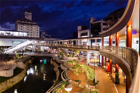 Naha City Center at Night, Okinawa Island, Okinawa Prefecture, Japan Foto de stock - Con derechos protegidos, Código: 700-05973981