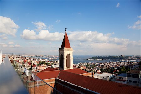 Blick auf Bosporus und Goldenes Horn vom Taksim-Platz, Istanbul, Türkei Stockbilder - Lizenzpflichtiges, Bildnummer: 700-06009164